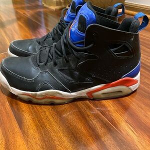 Nike Air Jordan Knick 91 Men’s Shoes Black and Blue High-Top Sneakers size 9.5”